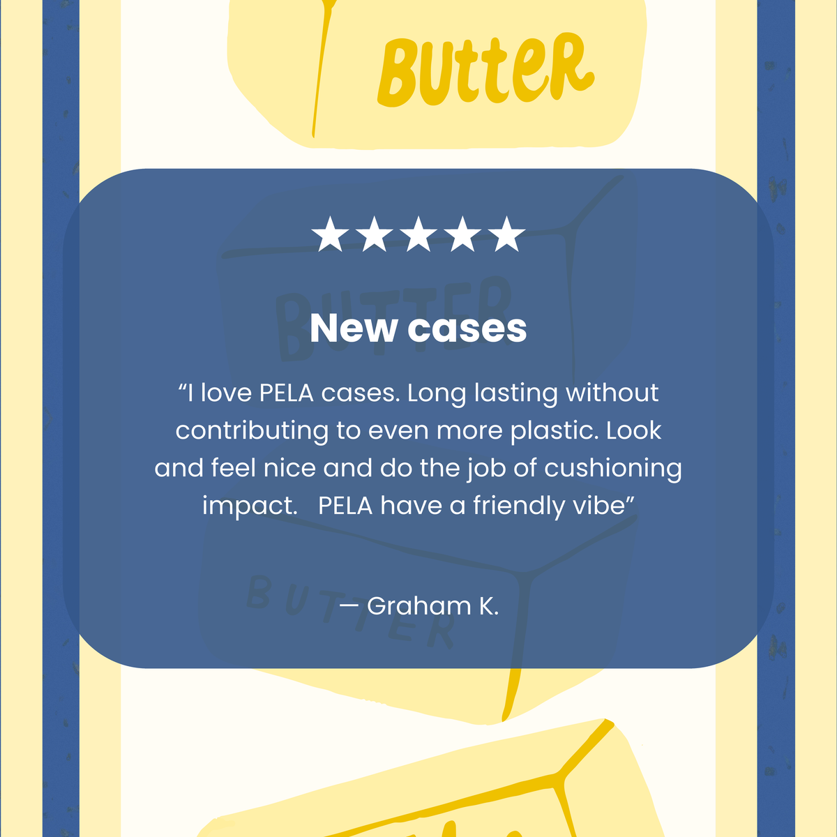Electric Blue Butter Bars Google Pixel 10a Case