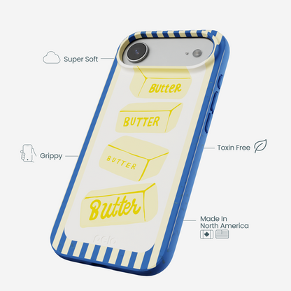 Electric Blue Butter Bars iPhone Air Case