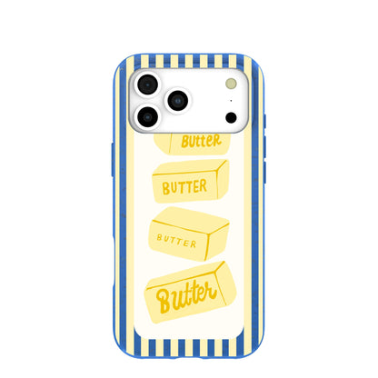 Electric Blue Butter Bars iPhone 17 Pro Max Case
