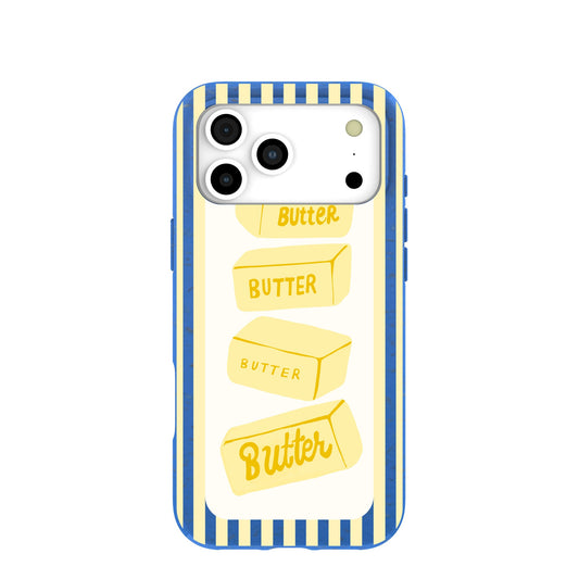 Electric Blue Butter Bars iPhone 17 Pro Max Case