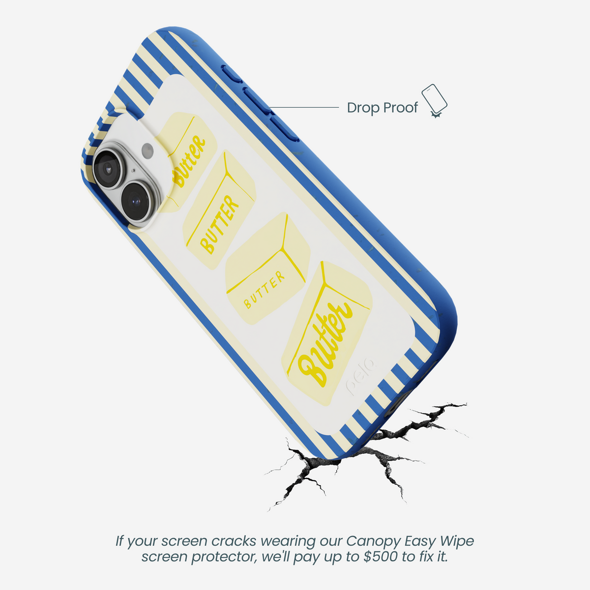 Electric Blue Butter Bars iPhone 17 Case