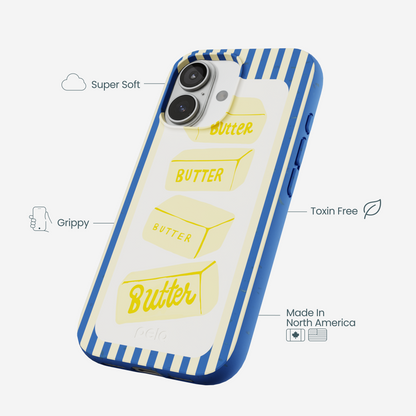 Electric Blue Butter Bars iPhone 17 Case