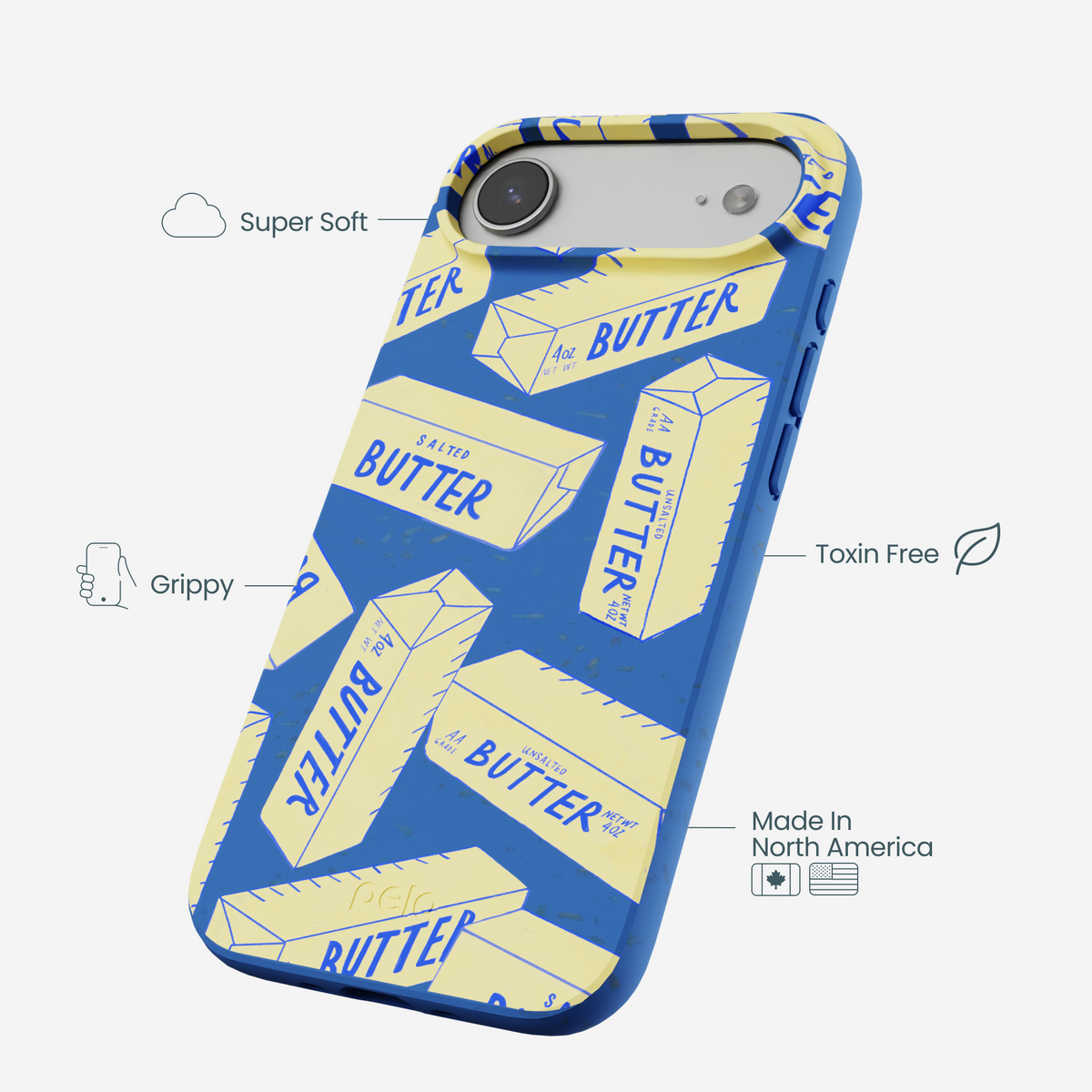Electric Blue Butter Love iPhone Air Case