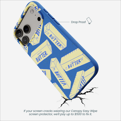 Electric Blue Butter Love iPhone 17 Pro Max Case