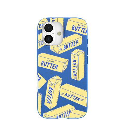 Electric Blue Butter Love iPhone 17 Case