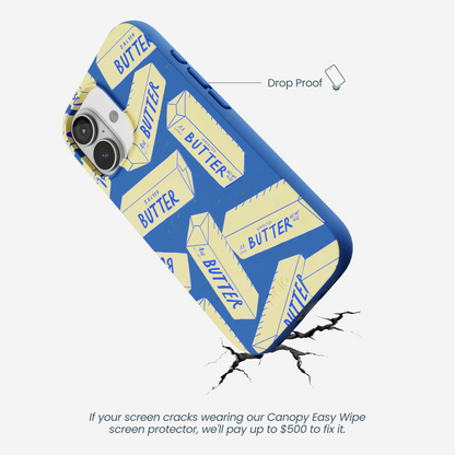 Electric Blue Butter Love iPhone 17 Case