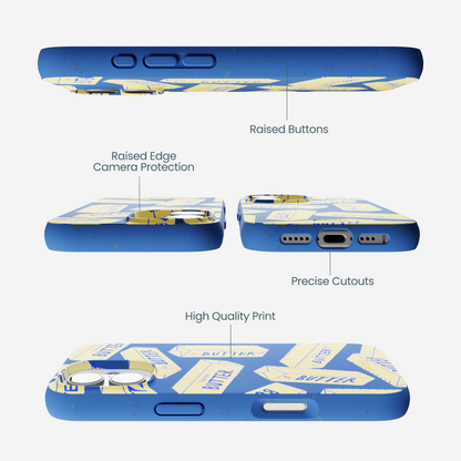 Electric Blue Butter Love iPhone 17 Case