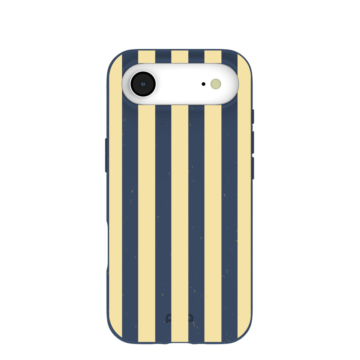 Navy Blue Butter Yellow Stripes iPhone Air Case