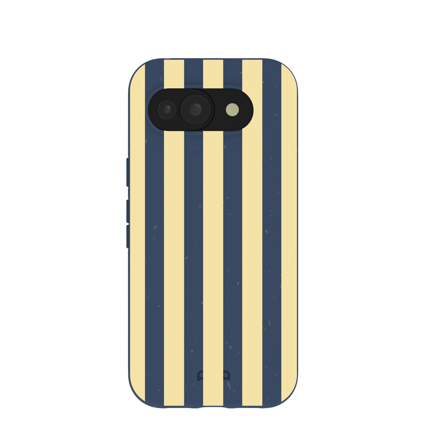 Navy Blue Butter Yellow Stripes Google Pixel 10a Case
