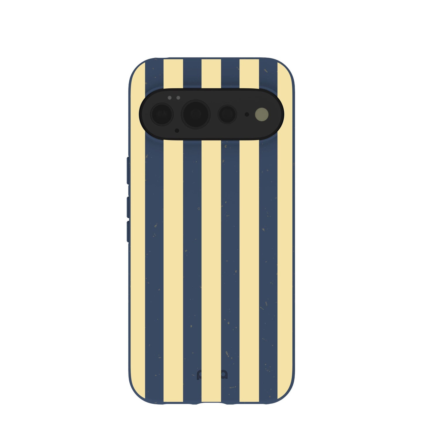 Navy Blue Butter Yellow Stripes Google Pixel 11 Pro XL Case