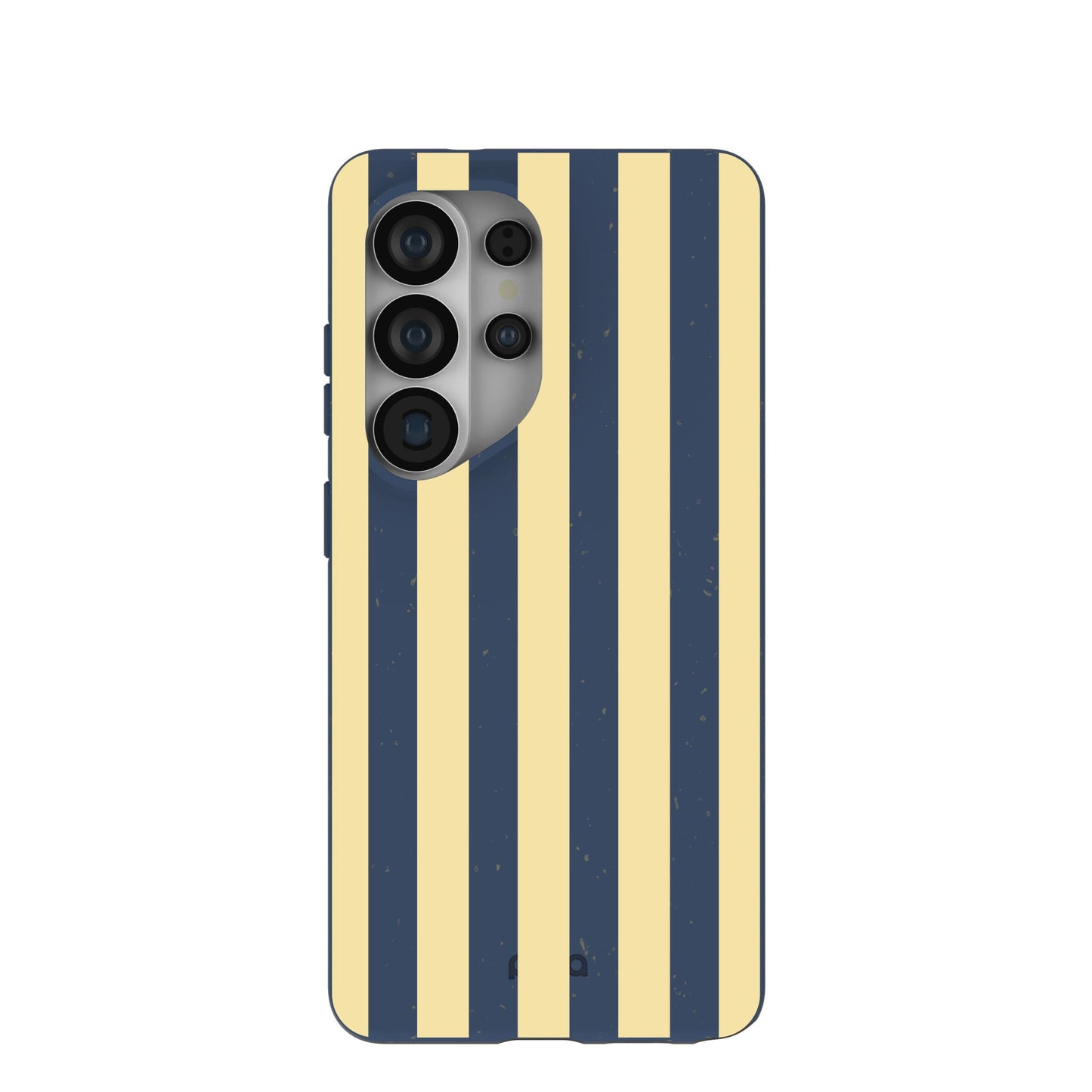 Navy Blue Butter Yellow Stripes Samsung Galaxy S26 Ultra Case