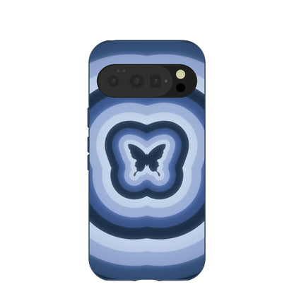Navy Blue Butterfly Wavelength Google Pixel 10/10 Pro Case
