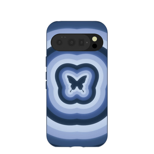Navy Blue Butterfly Wavelength Google Pixel 10/10 Pro Case
