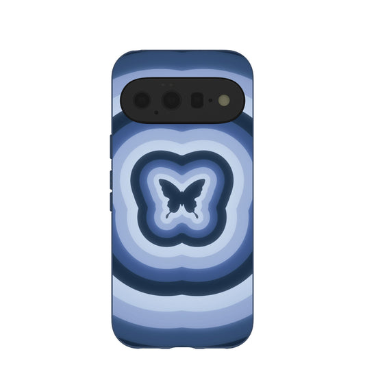 Navy Blue Butterfly Wavelength Google Pixel 11 Case