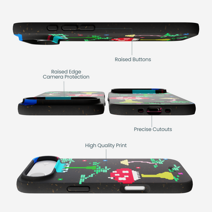 Black Byte Bloom iPhone Air Case