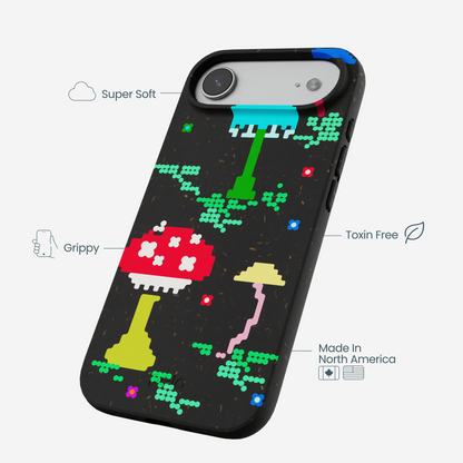 Black Byte Bloom iPhone Air Case