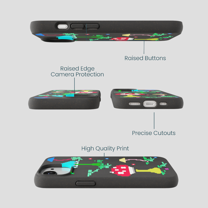 Black Byte Bloom iPhone 16e/17e Case