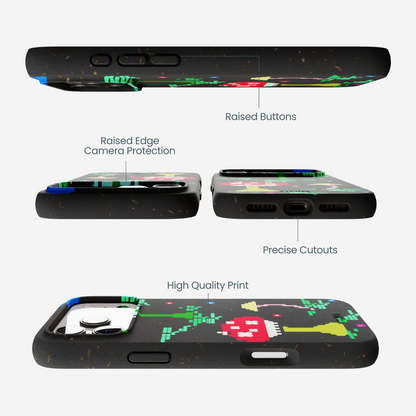 Black Byte Bloom iPhone 17 Pro Max Case