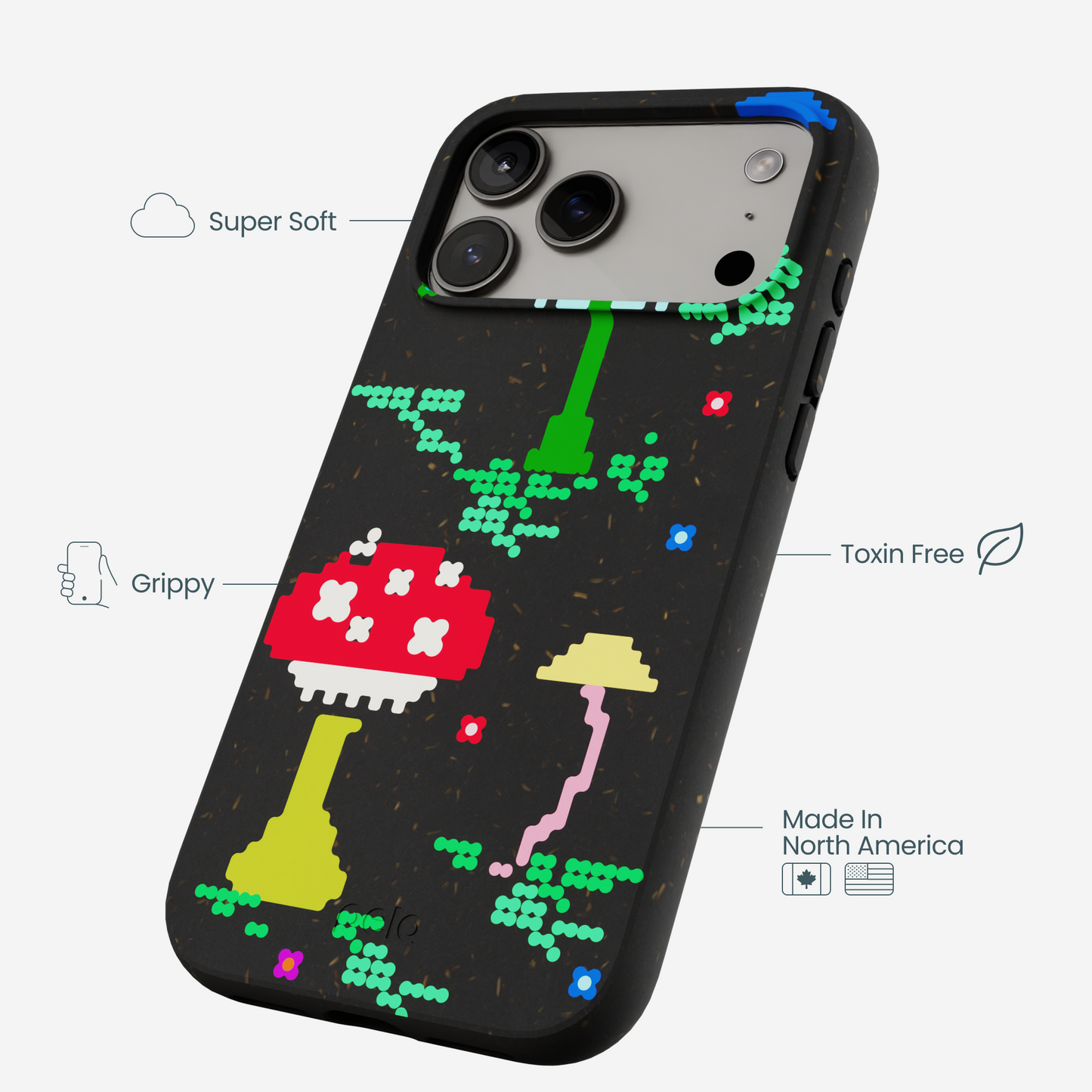 Black Byte Bloom iPhone 17 Pro Max Case