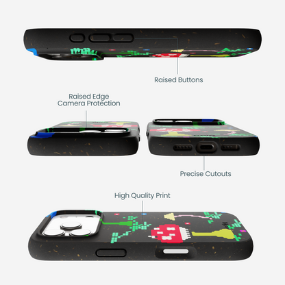 Black Byte Bloom iPhone 17 Pro Case