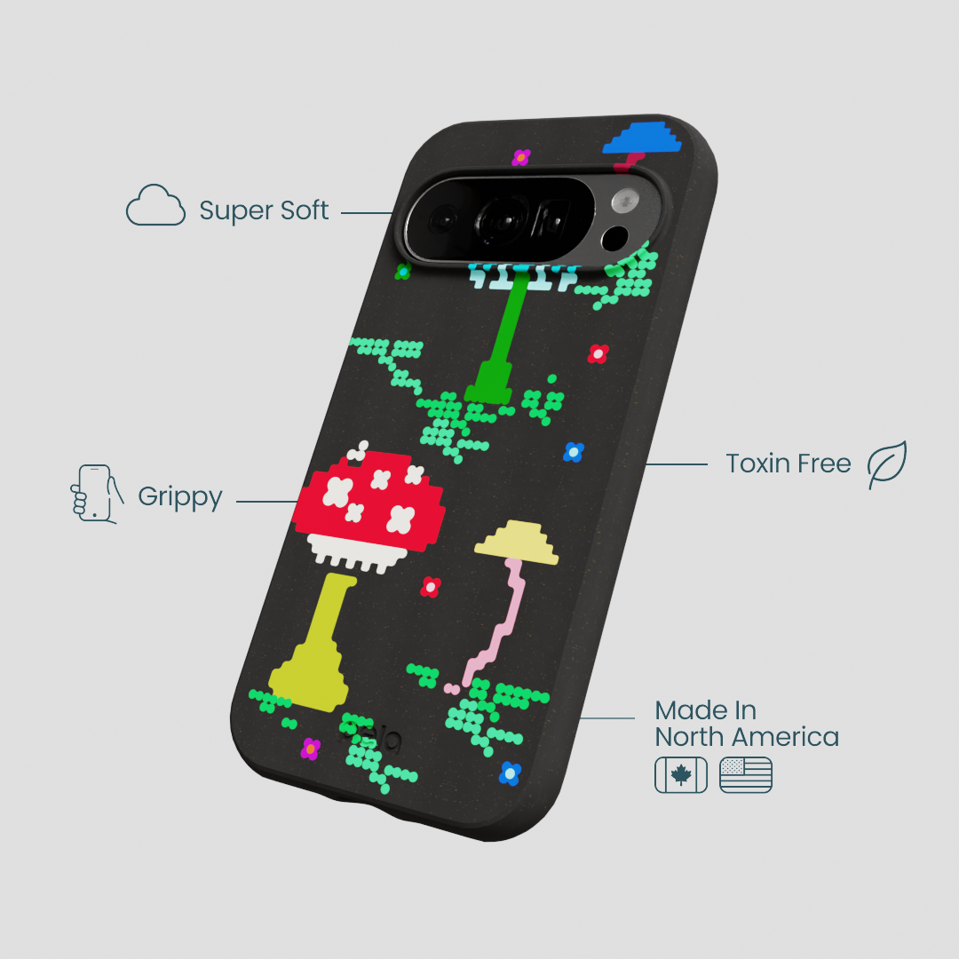 Black Byte Bloom Google Pixel 10/10 Pro Case