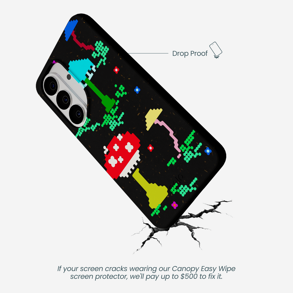 Black Byte Bloom Samsung Galaxy S26 Case