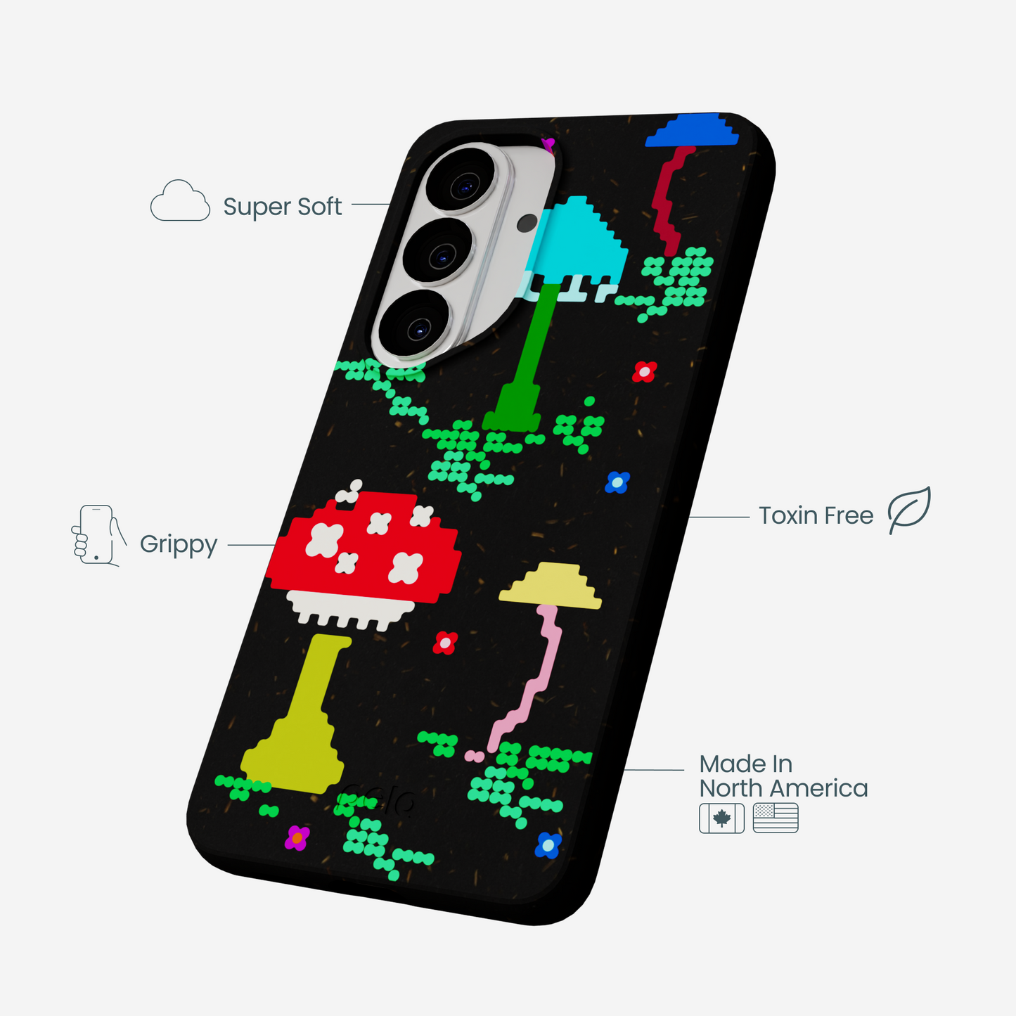 Black Byte Bloom Samsung Galaxy S26 Case