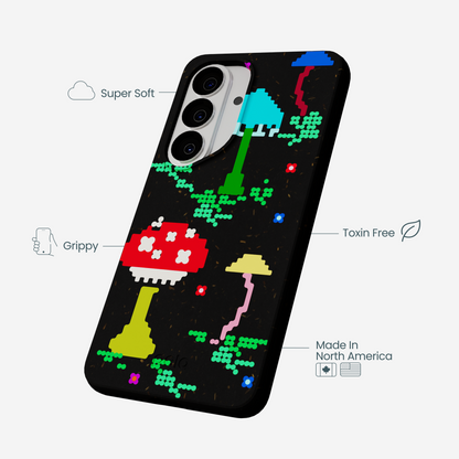 Black Byte Bloom Samsung Galaxy S26 Case