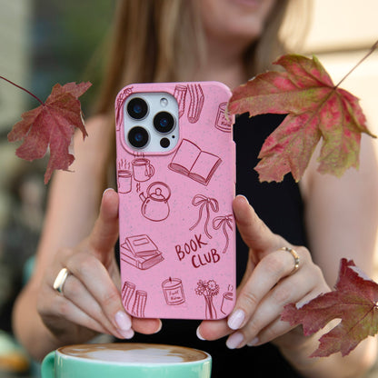 Bubblegum Pink Book Club iPhone 16e/17e Case