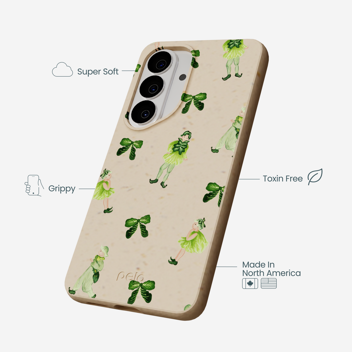Seashell Cabbage Kids Samsung Galaxy S26 Case