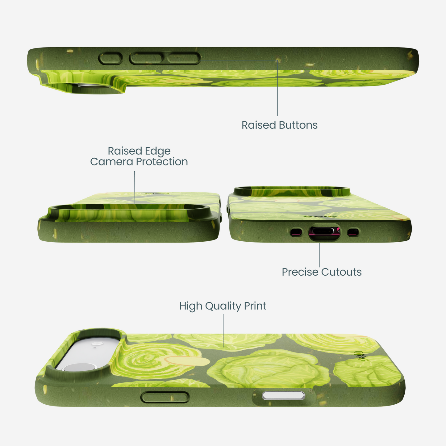 Forest Floor Cabbage Portraits iPhone Air Case