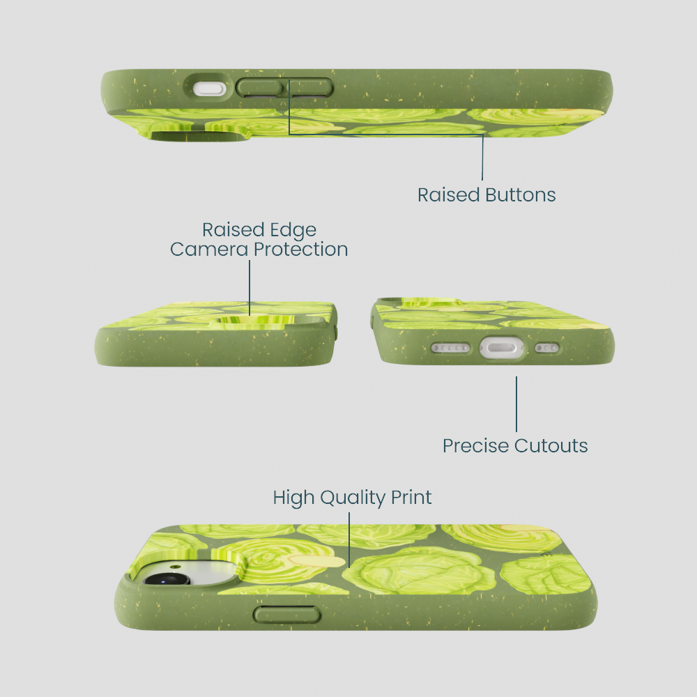 Forest Floor Cabbage Portraits iPhone 16e/17e Case