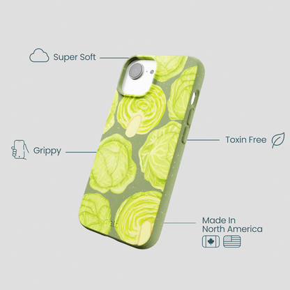 Forest Floor Cabbage Portraits iPhone 16e/17e Case