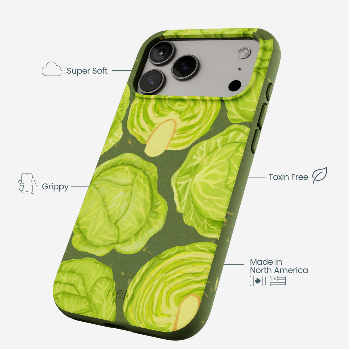Forest Floor Cabbage Portraits iPhone 17 Pro Max Case