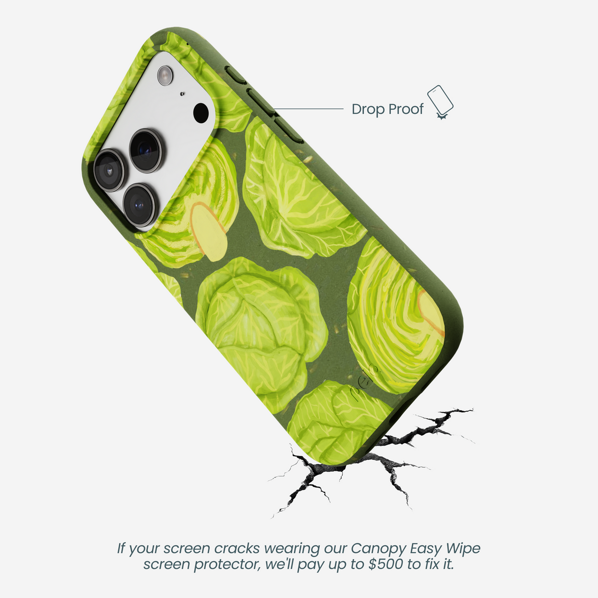Forest Floor Cabbage Portraits iPhone 17 Pro Case