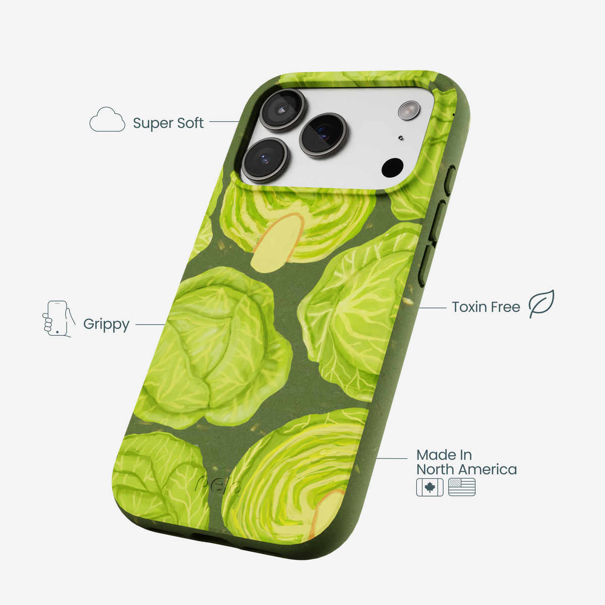 Forest Floor Cabbage Portraits iPhone 17 Pro Case