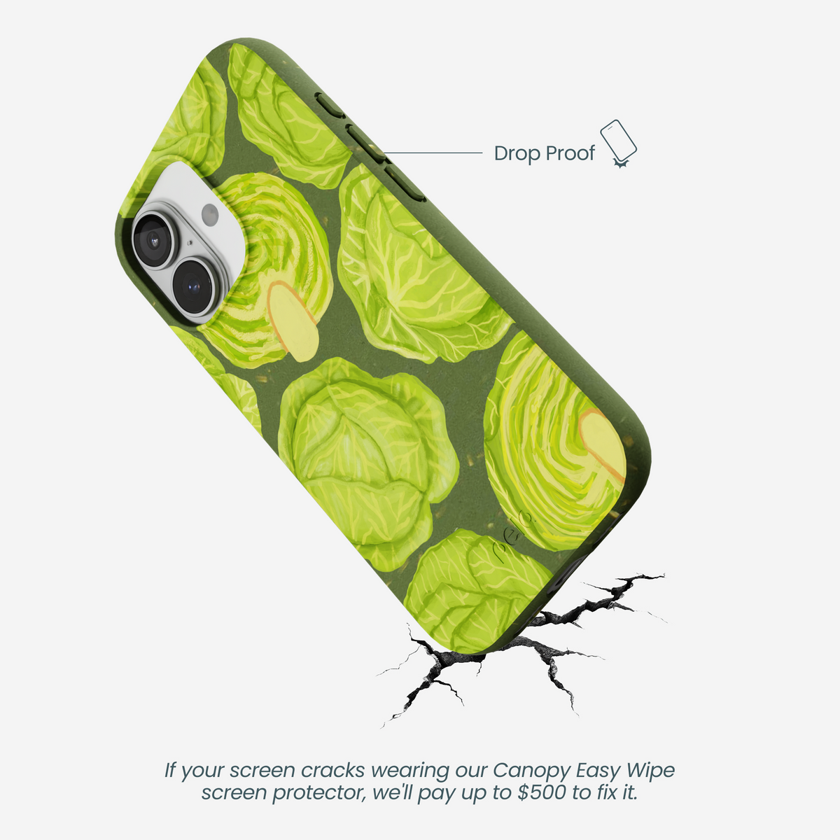 Forest Floor Cabbage Portraits iPhone 17 Case