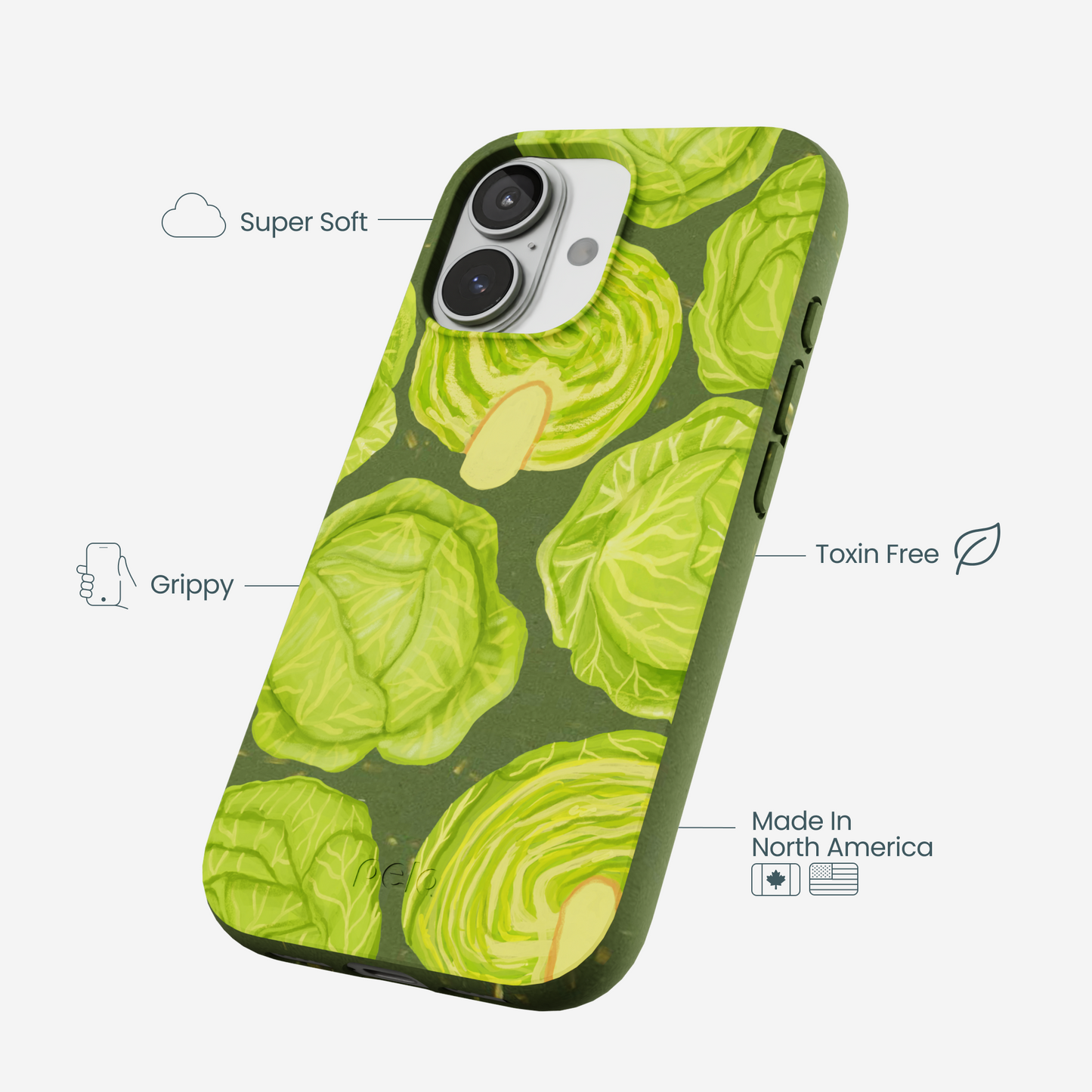 Forest Floor Cabbage Portraits iPhone 17 Case