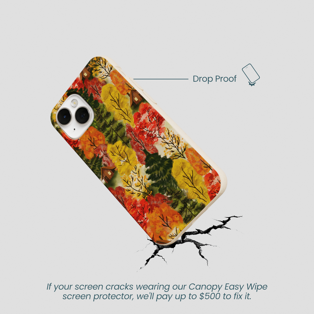 Seashell Cabins in the Woods iPhone 13 Mini Case