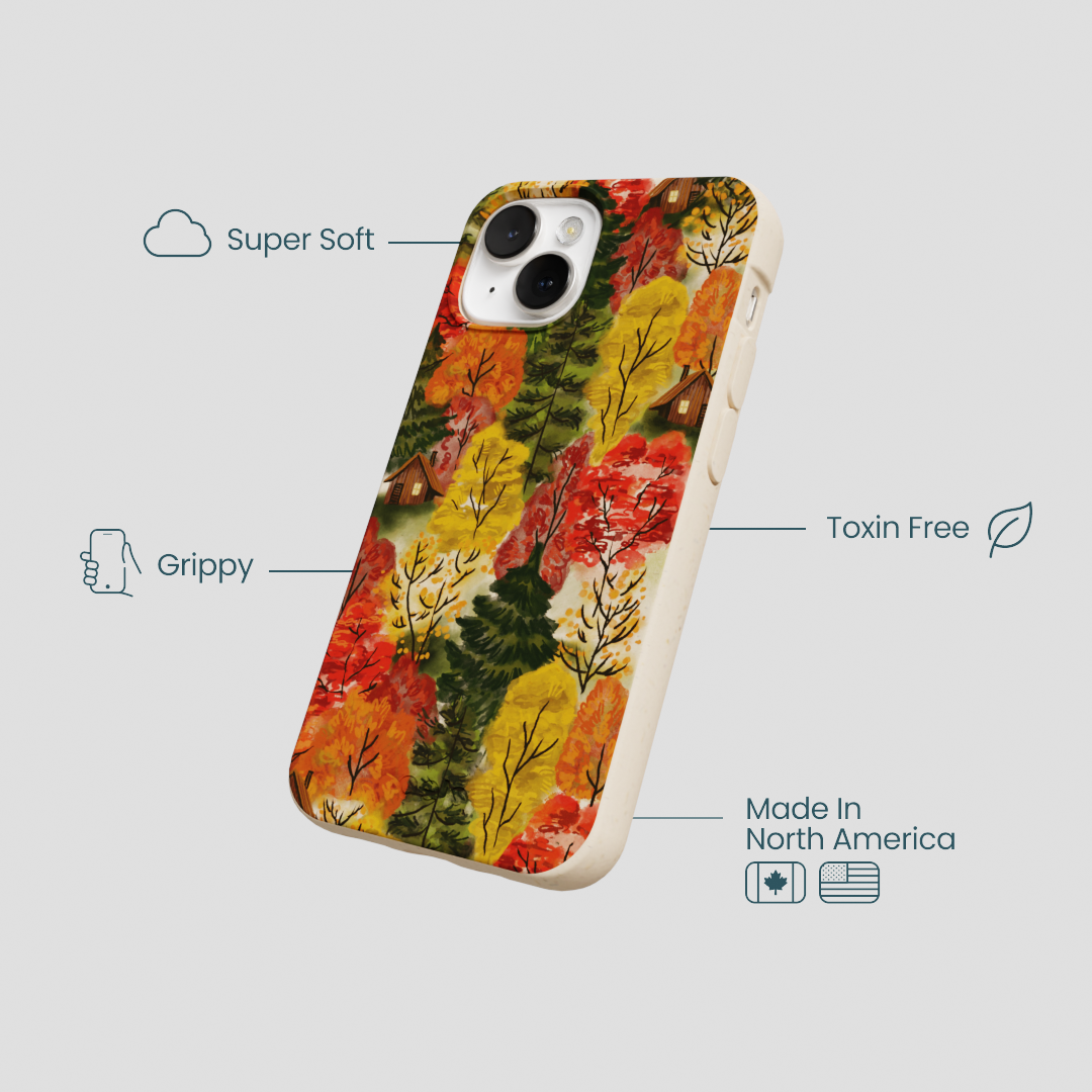 Seashell Cabins in the Woods iPhone 13 Mini Case