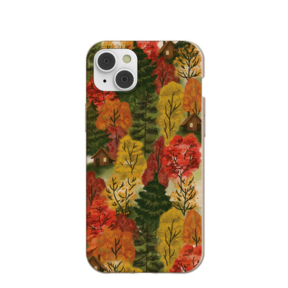 Seashell Cabins in the Woods iPhone 14 Plus Case
