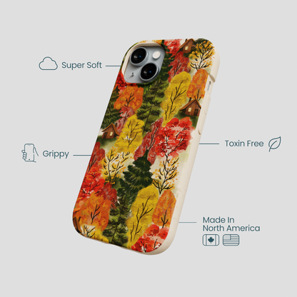Seashell Cabins in the Woods iPhone 14 Case