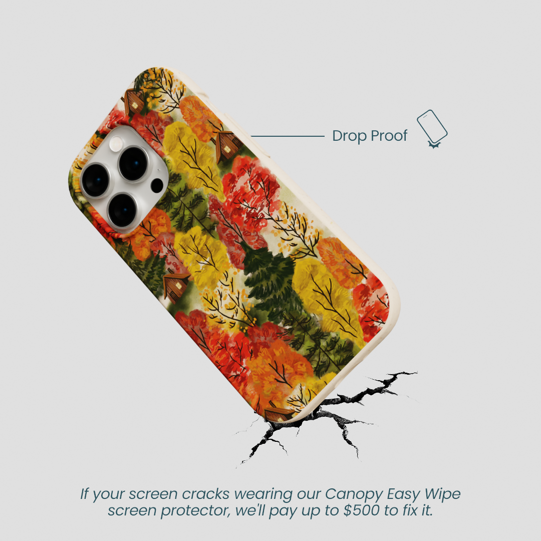 Seashell Cabins in the Woods iPhone 15 Pro Case