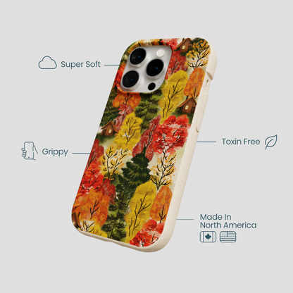 Seashell Cabins in the Woods iPhone 15 Pro Case