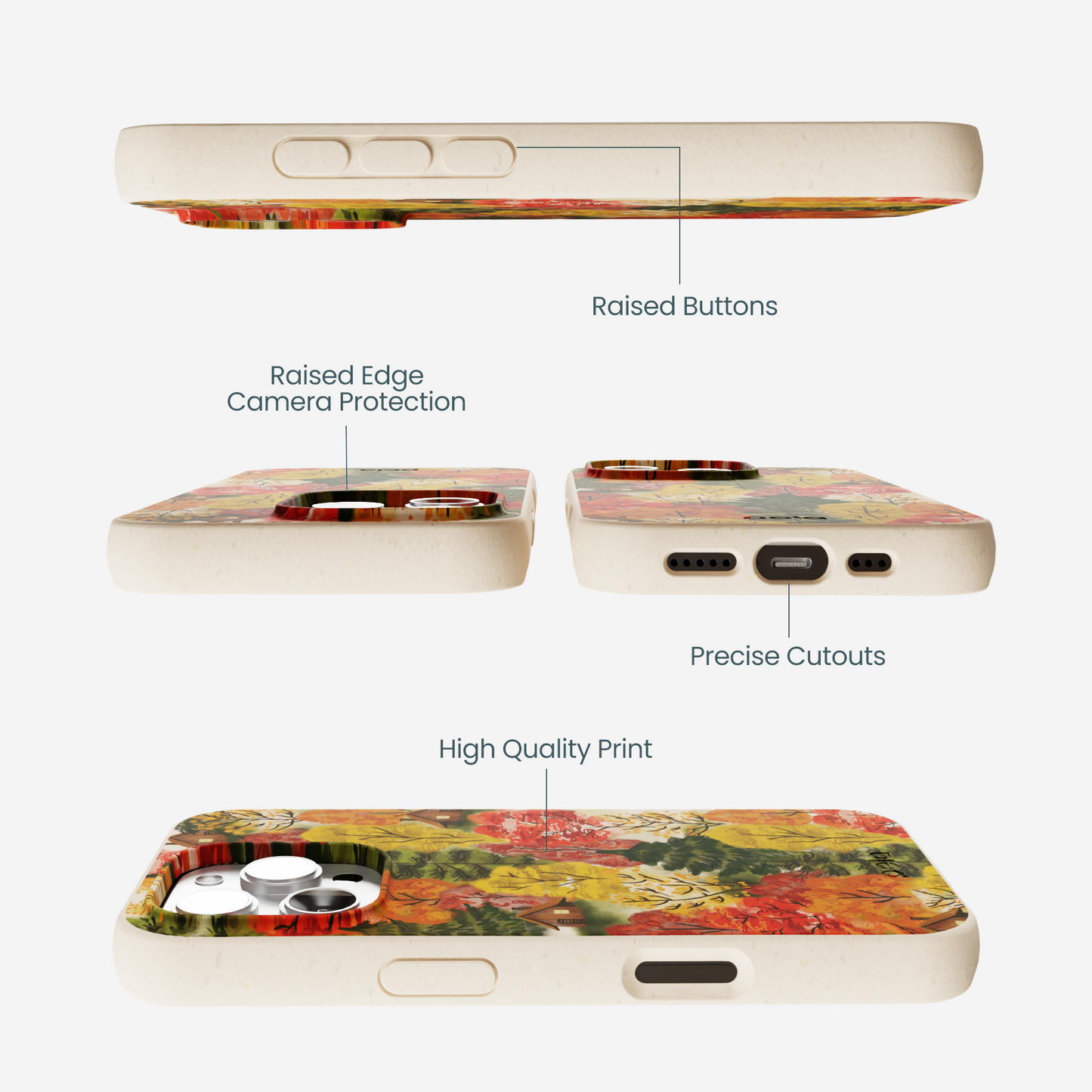Seashell Cabins in the Woods iPhone 16 Pro Max Case