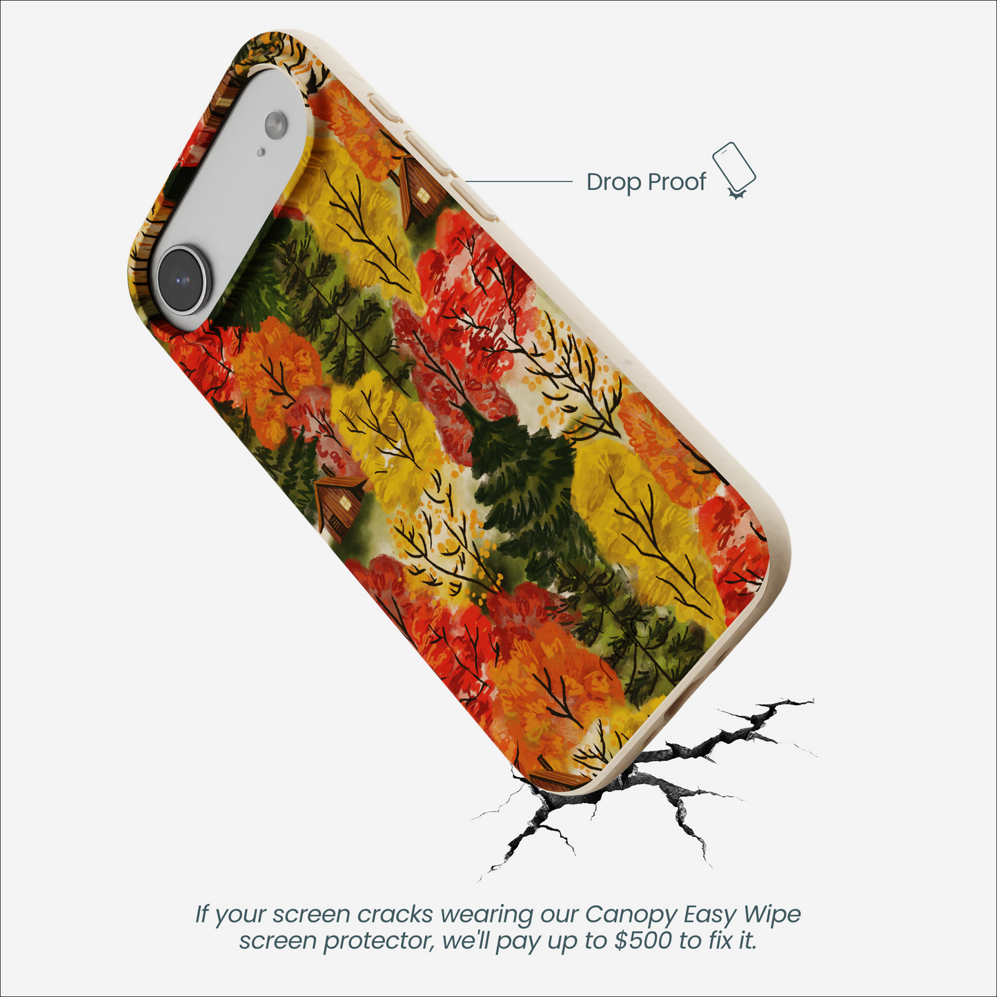 Seashell Cabins in the Woods iPhone Air Case
