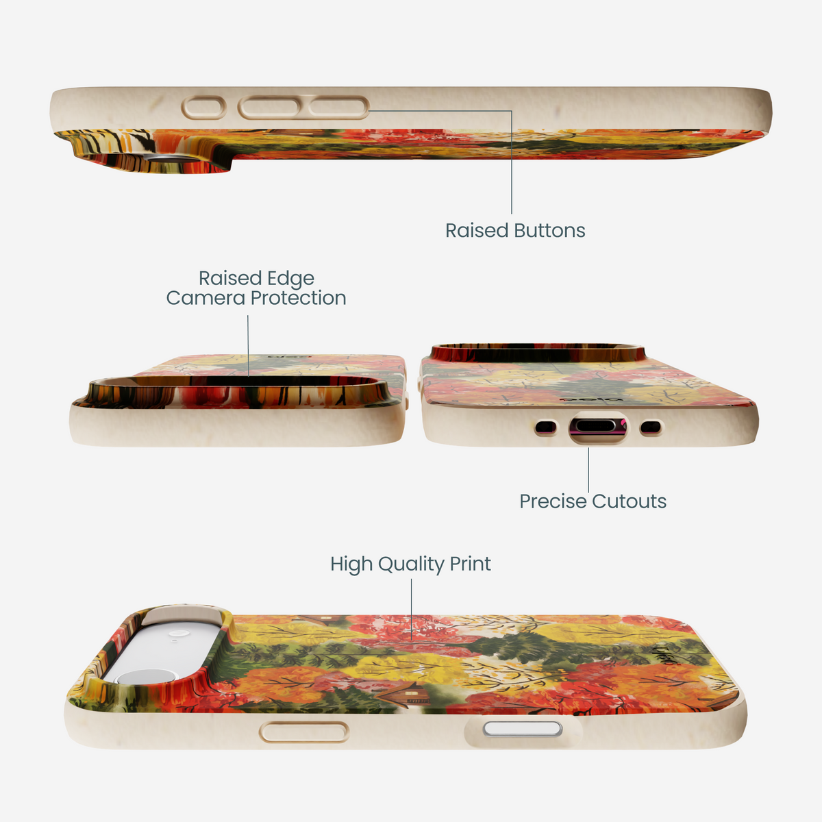 Seashell Cabins in the Woods iPhone Air Case