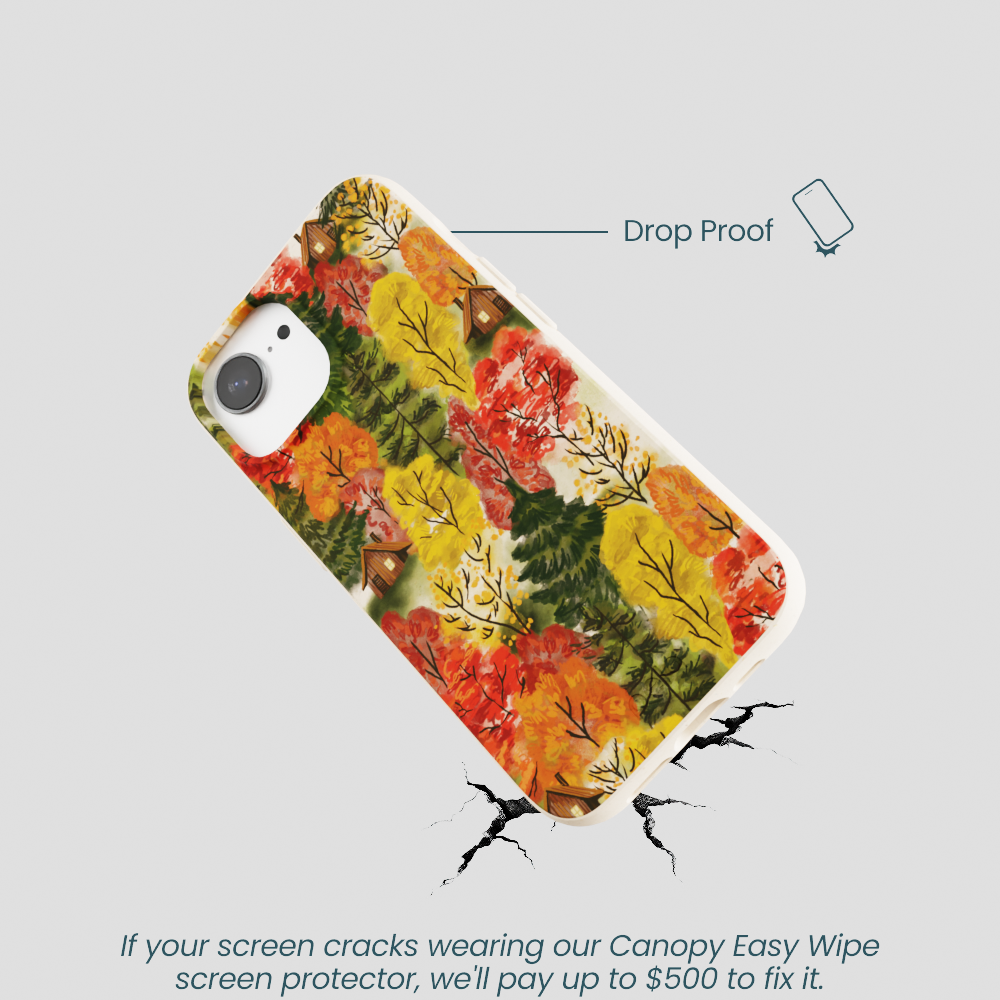 Seashell Cabins in the Woods iPhone 16e/17e Case