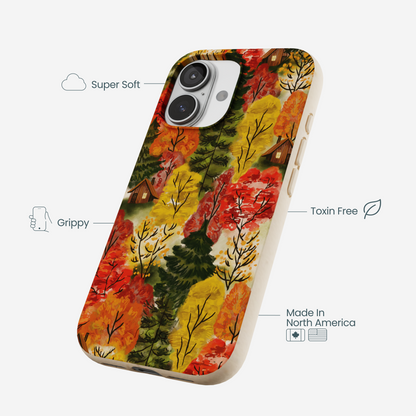 Seashell Cabins in the Woods iPhone 17 Case