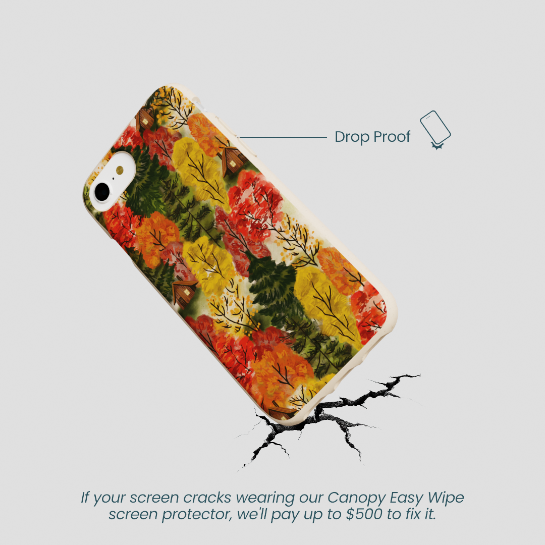 Seashell Cabins in the Woods iPhone 6/6s/7/8/SE Case